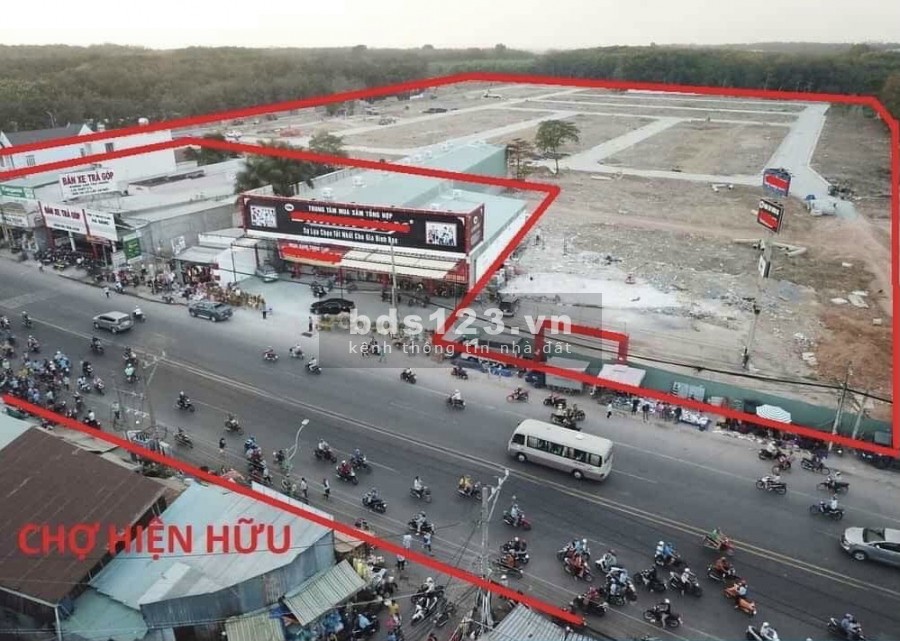 Cần tiền bán gấp lô đất diện tích sử dụng 90m ngay chợ nhật huy sổ hồng riêng, giá 1.3 tỷ