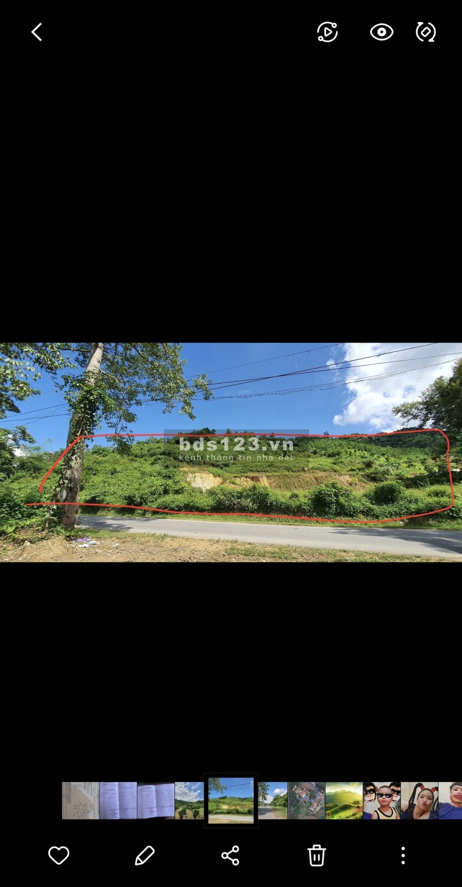 Bán nhanh hơn 1ha có 800m thổ cư, 2900m đất vườn, bám quốc lộ 12B hơn 100m, pháp lí chuẩn
