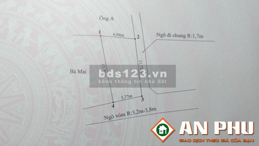 Chuyển nhượng lô đất đẹp tại Núi Đèo Thuỷ Nguyên Hải Phòng, giá bán 1.75 tỷ, sổ sẵn