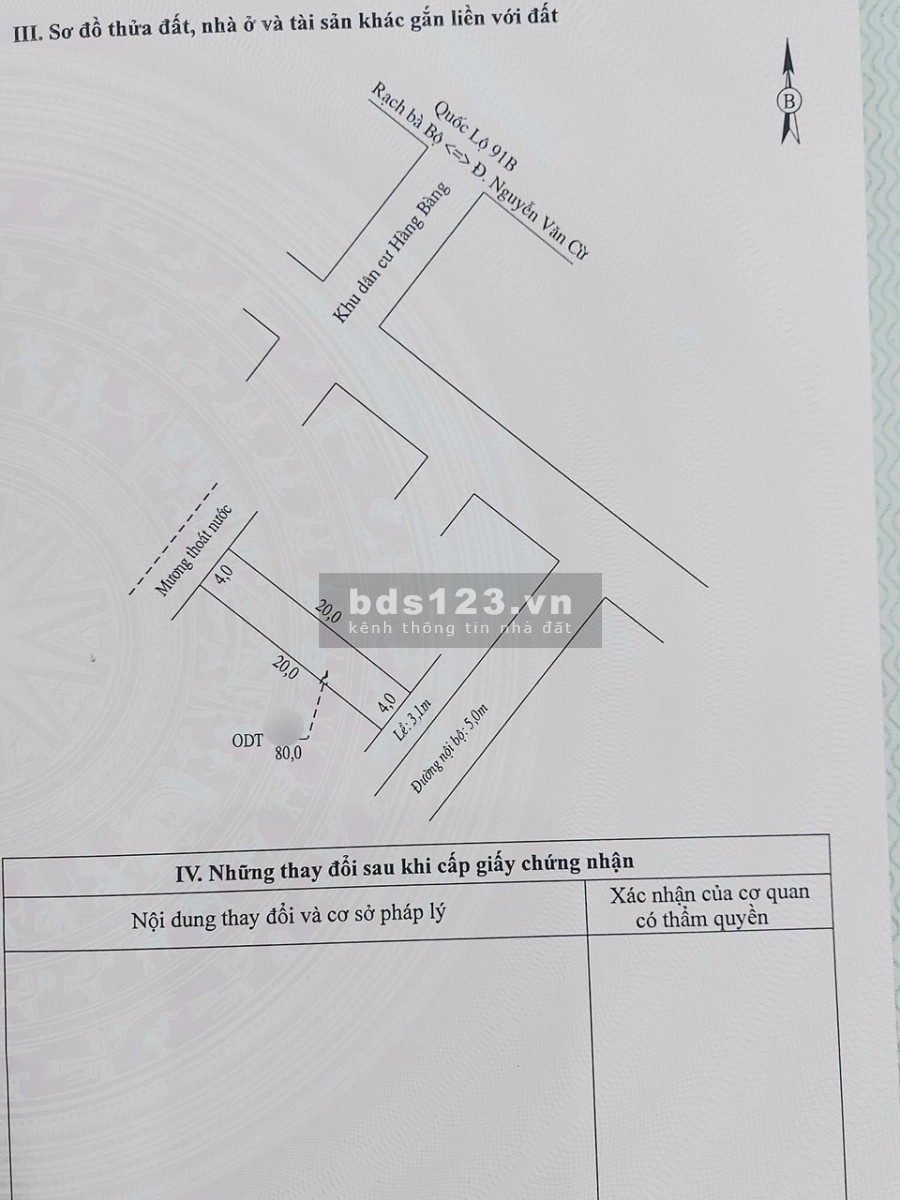 Cần bán đất nền khu dân cư Hàng Bàng phường An Khánh, giá bán 2.9 tỷ, liên hệ 0916756315