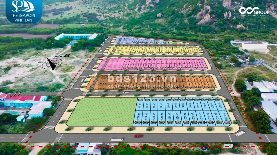 Sinh lời X2 đón đầu xu hướng đất nền cảng biển The Seaport Vĩnh Tân, sổ hồng từng nền