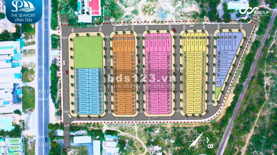 Sinh lời X2 đón đầu xu hướng đất nền cảng biển The Seaport Vĩnh Tân, sổ hồng từng nền