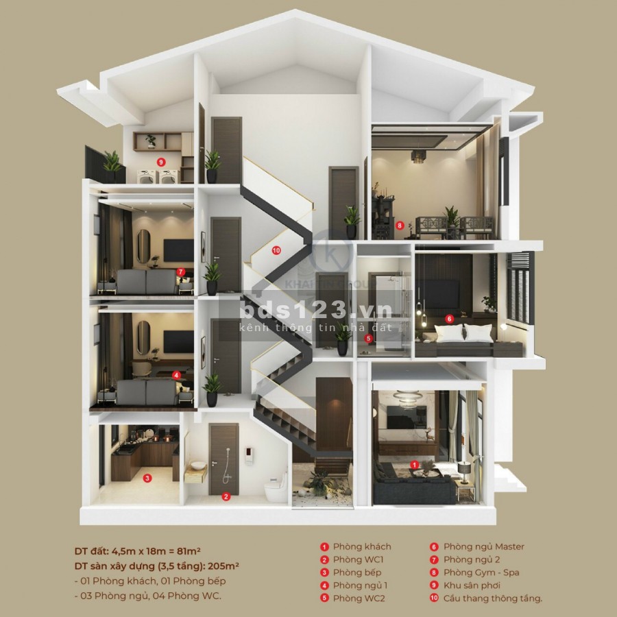 Cần bán nhà 4 tầng Hoàng Quốc Việt, đường 12m view công viên