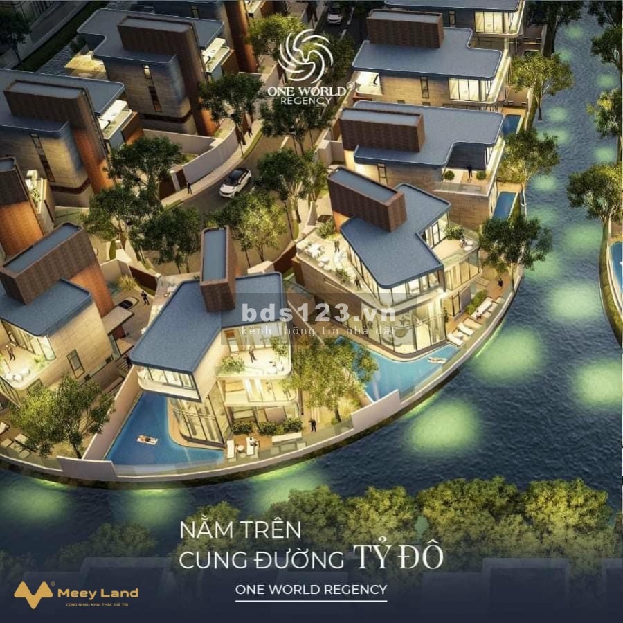Bán Căn biệt Thự rigal victoria tại khu đô thị one world, hỗ trợ vay ân hạn nợ gốc 12 tháng