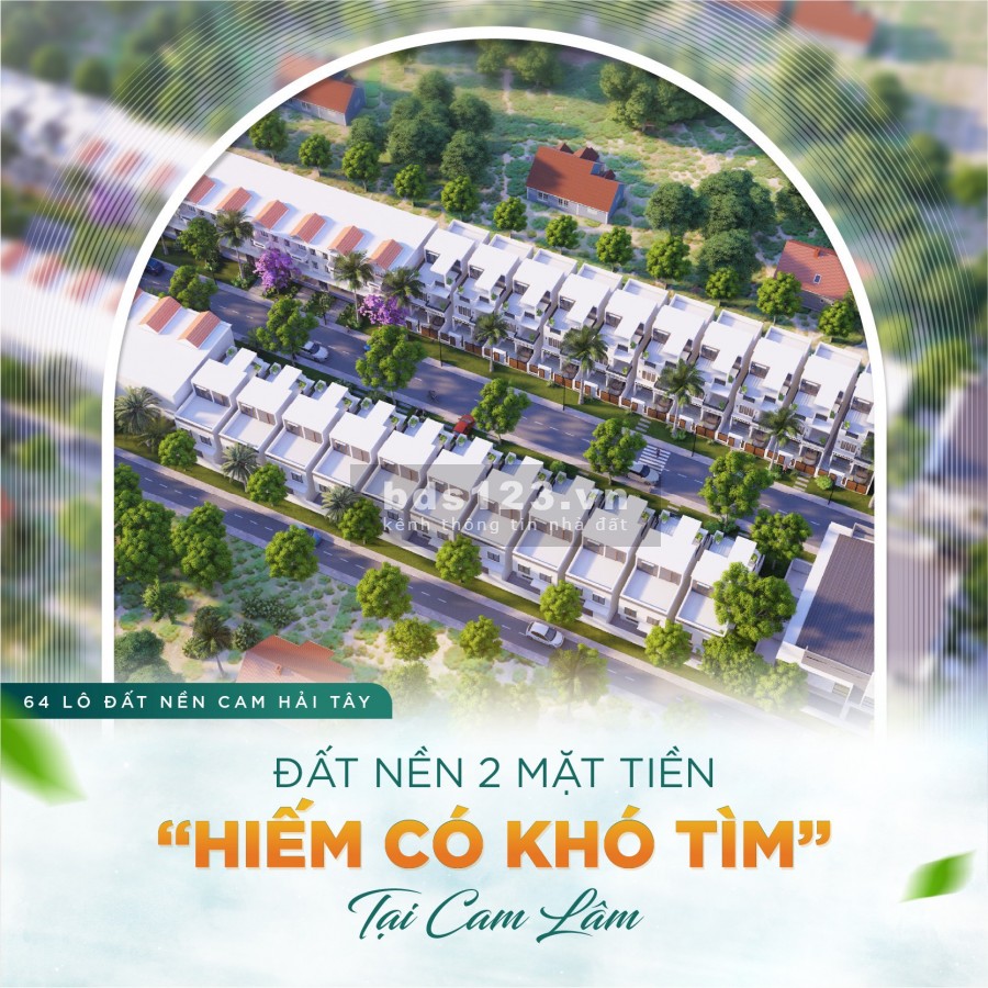Em cần bán lô đất nền 2 mặt tiền tại Cam Hải Tây Cam Lâm, sổ chính chủ, khu dân trí cao