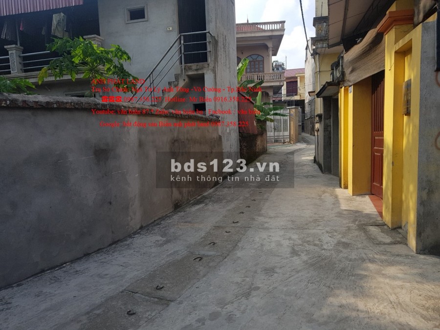 Đang trống lô đất vị trí đẹp, cần bán đất thổ cư khu Vạn An phường Vạn An Bắc Ninh