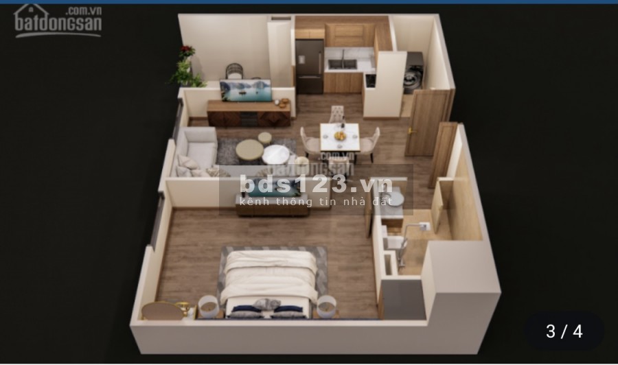 Bán căn hộ chung cư tầng 16, diện tích 50m2 tại 67 Trần Phú, Ba Đình, lh 0912147688