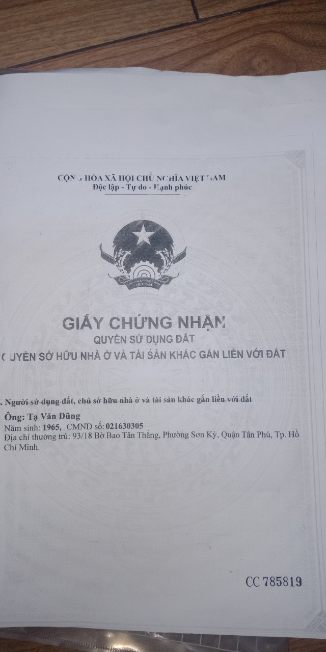 Chính chủ bán nhà ở đường Số 7, Phường Bình Hưng Hòa, Quận Bình Tân