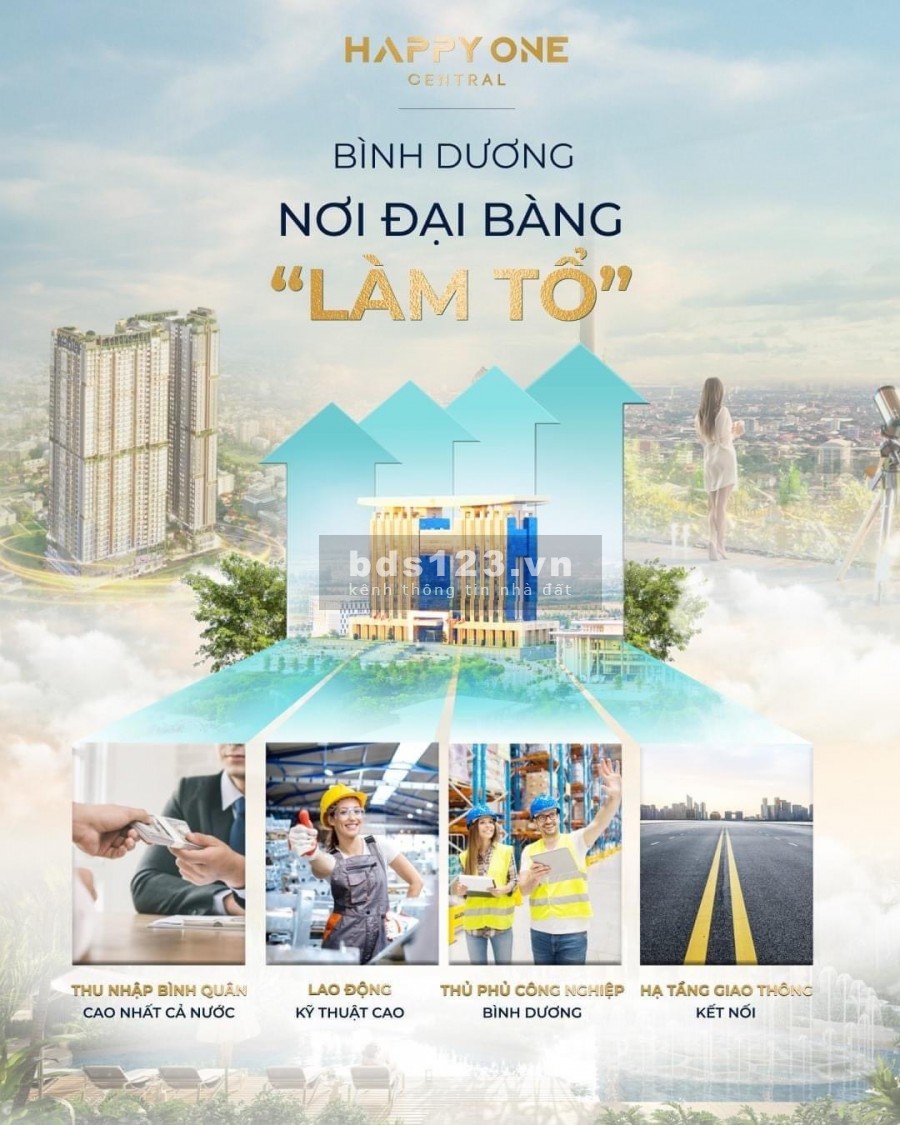 Happy One – Central: Nơi An cư lý tưởng, liên hệ chính chủ 0976476890, giá 1.76 tỷ