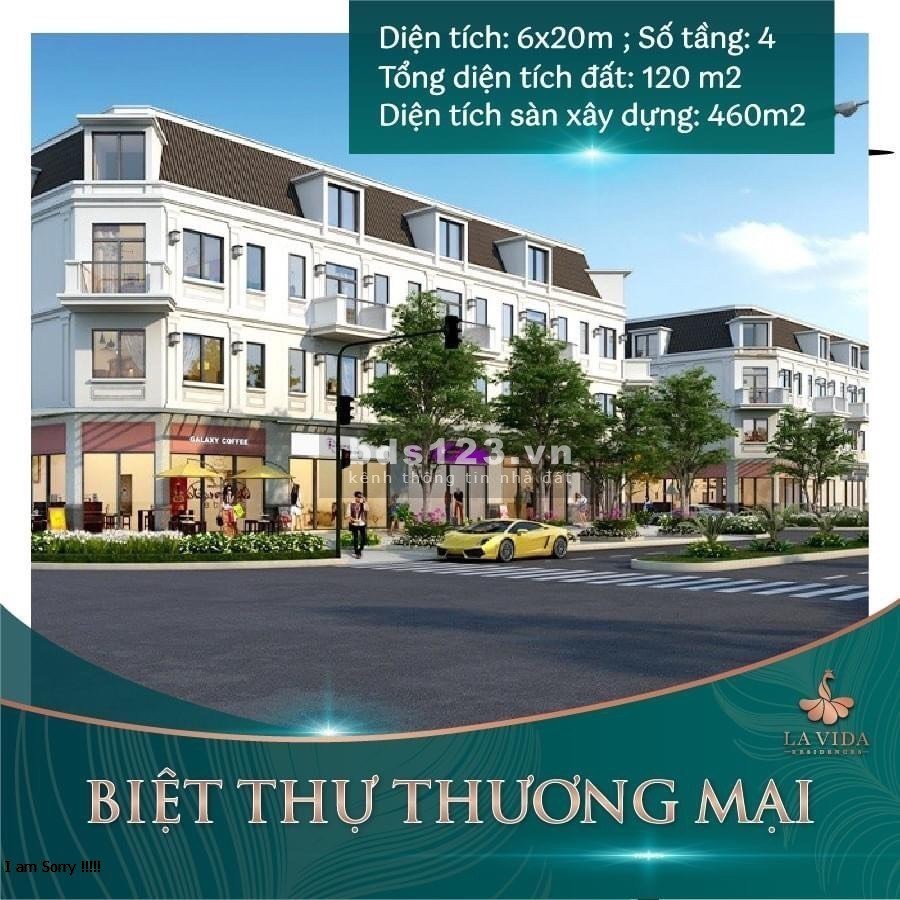 Mở bán suất shophouse vị trí góc diện tích lớn, ngân hàng hỗ trợ vay 70% không lãi suất