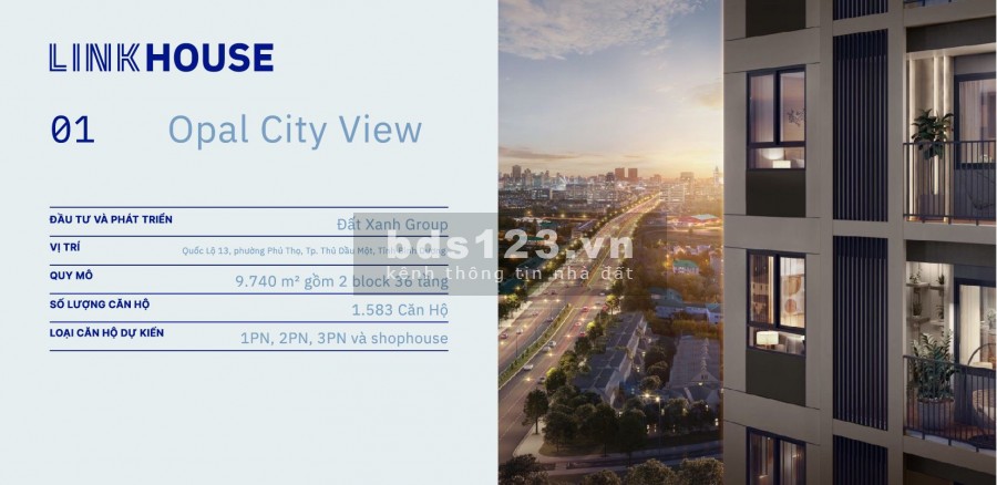 Sở hữu căn hộ cao cấp Opal CityView vốn đầu tư chỉ 400triệu, chiết khấu cao, sổ sẵn