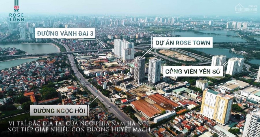 Dự án cuối cùng của khu vực Hoàng Mai có giá 2x tr/m2: Rose Town 79 Ngọc Hồi