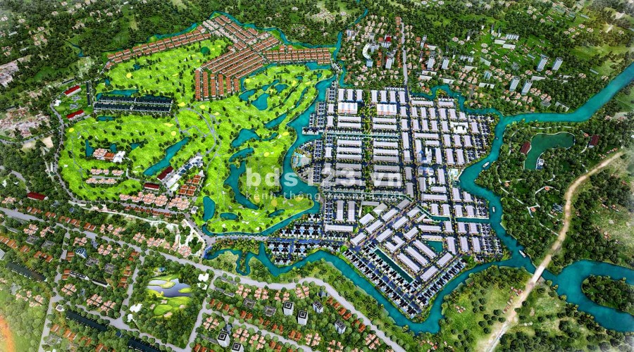 Đất nền biệt thự sân golf Long Thành, ba mặt giáp sông Đồng Nai. Hằng Trần - Hưng Thịnh