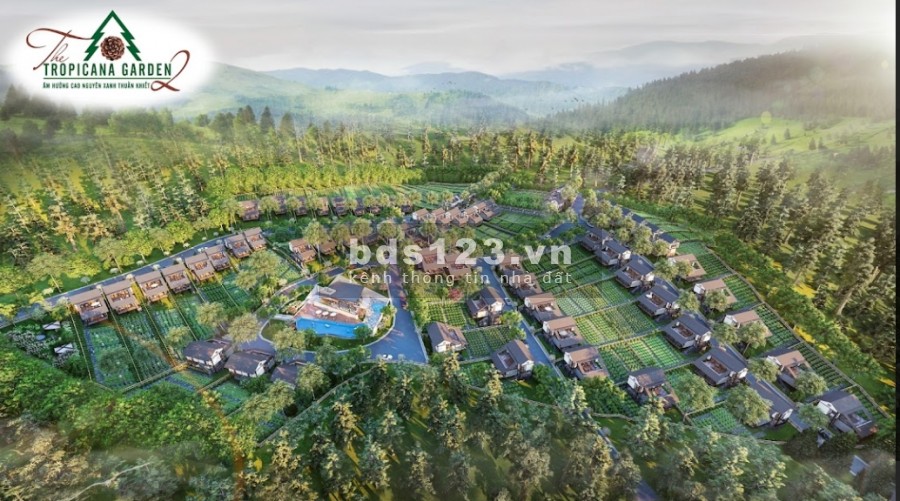Khu biệt thự nghỉ dưỡng Troppicana Garden 2 tận hưởng cuộc sống thư giãn tại vùng cao nguyên