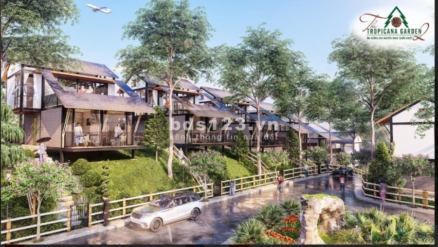 Khu biệt thự nghỉ dưỡng Troppicana Garden 2 tận hưởng cuộc sống thư giãn tại vùng cao nguyên