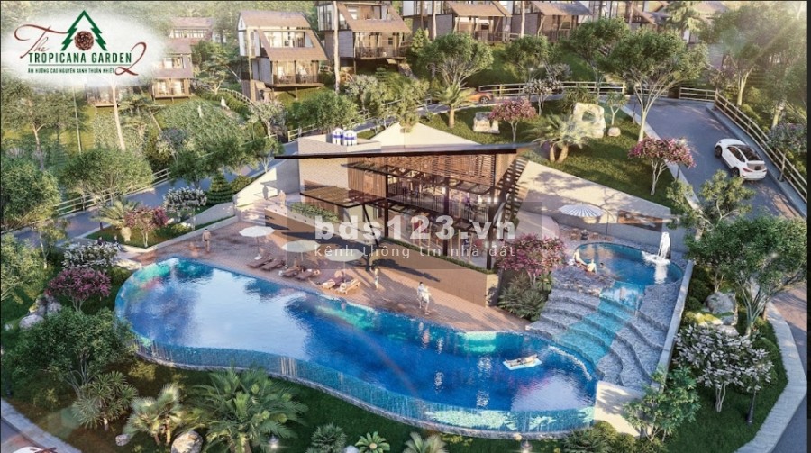 Khu biệt thự nghỉ dưỡng Troppicana Garden 2 tận hưởng cuộc sống thư giãn tại vùng cao nguyên