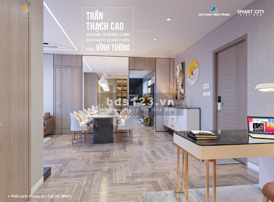 Bán căn hộ đáng sống tại cc The Sang Residence 3 phòng ngủ, view biển Mỹ Khê, Đà Nẵng