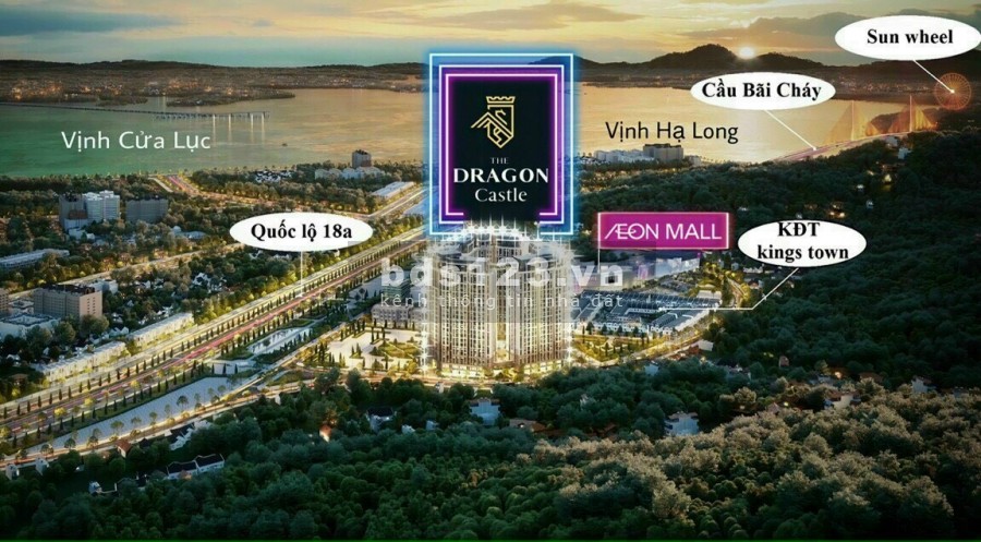 Chung cư cao cấp The Dragon Castle, tiện ích đầy đủ, kiến trúc căn hộ đẹp, lh 0326286487