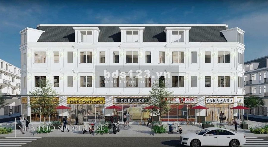 Mở bán suất shophouse vị trí góc diện tích lớn, ngân hàng hỗ trợ vay 70% không lãi suất