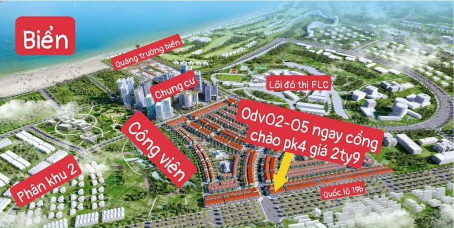 Bán đất nền khu đô thị Nhơn Hội Quy Nhơn giữ chỗ chỉ 50tr/nền