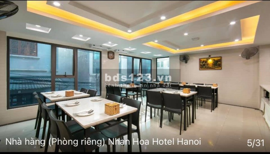 Bán Khách Sạn 3 Sao Nhân Hòa 9 tầng 42 Phòng Chuẩn dt 250m2 mặt tiền 9.2m, giá 58 tỷ