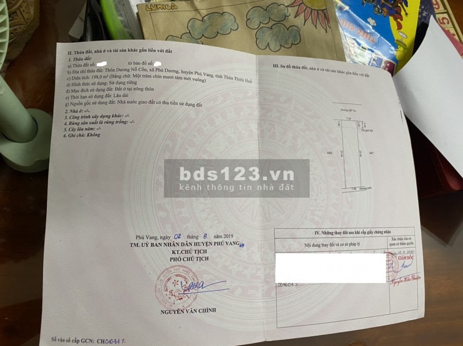 Khu quy hoạch Dương Nổ Cồn diện tích sử dùng 198m2 giá chỉ 10,X triệu/m2, sổ sẵn