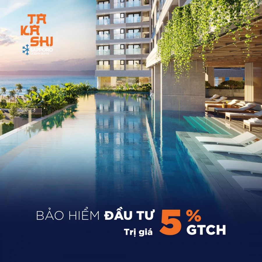 Thời điểm vàng để đầu tư căn hộ Takashi Ocean Suite Kỳ Co chỉ 130 triệu, hỗ trợ lãi suất 0%