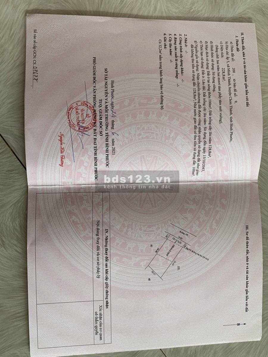 Cần ra gấp 10m thu hồi vốn ấp năm Minh Thành, giá bán 78 triệu/m2( rẻ quá) pháp lí đủ