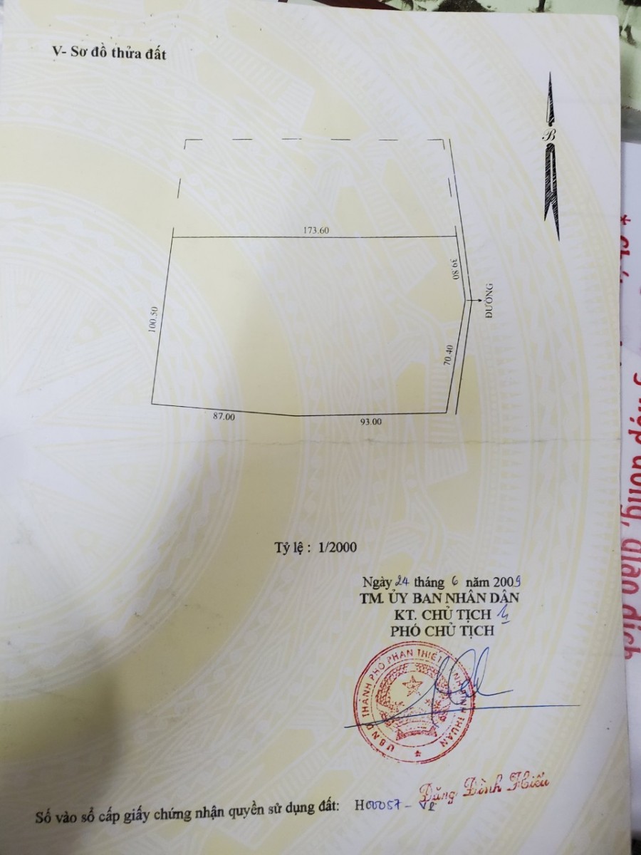 Cần bán lô đất diện tích sử dụng 18.720m đất View biển thích hợp nhà đầu tư Phân Lô