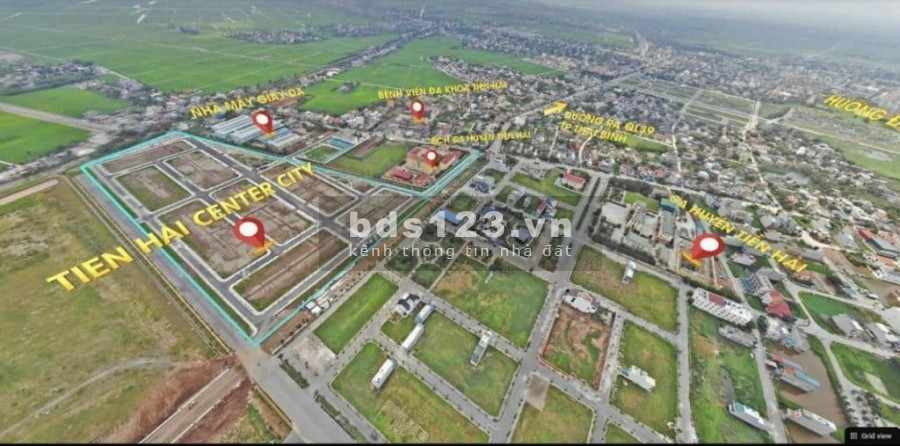 Chỉ 999 triệu sở hữu ngay lô đất nền vị trí đắc địa, tại Tiền Hải Center City, lh 0836083830