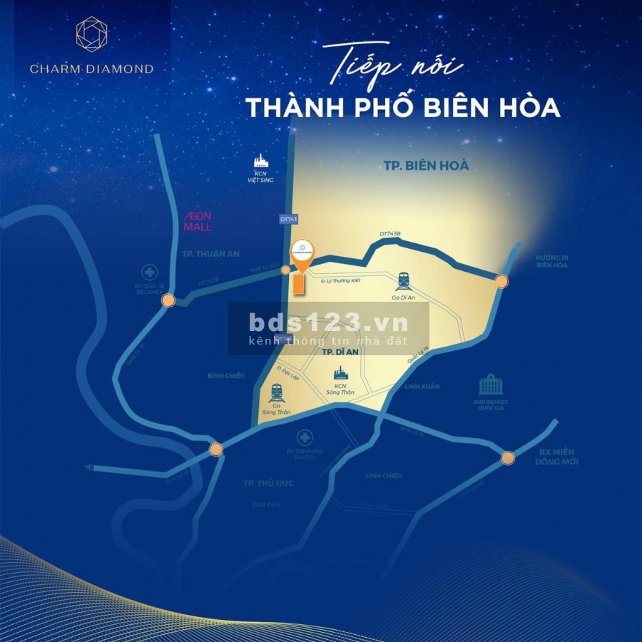Căn hộ cao cấp tiện ích 5 sao, có trung tâm thương mại Vincom Plaza Dĩ An giá 1.3 tỷ