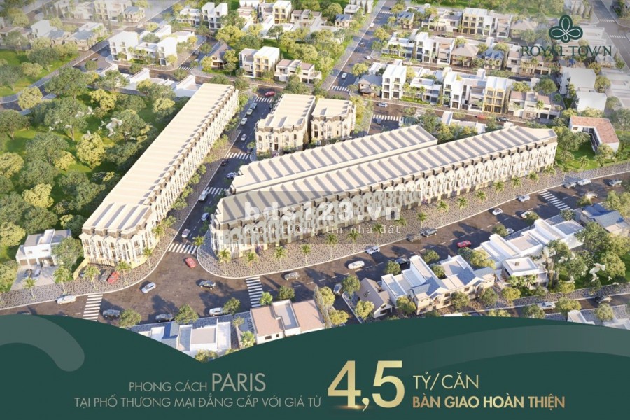 Royal Town Dĩ An Vị trí làm nên thương hiệu, sổ hồng riêng, tiện ích nội khu đầy đủ