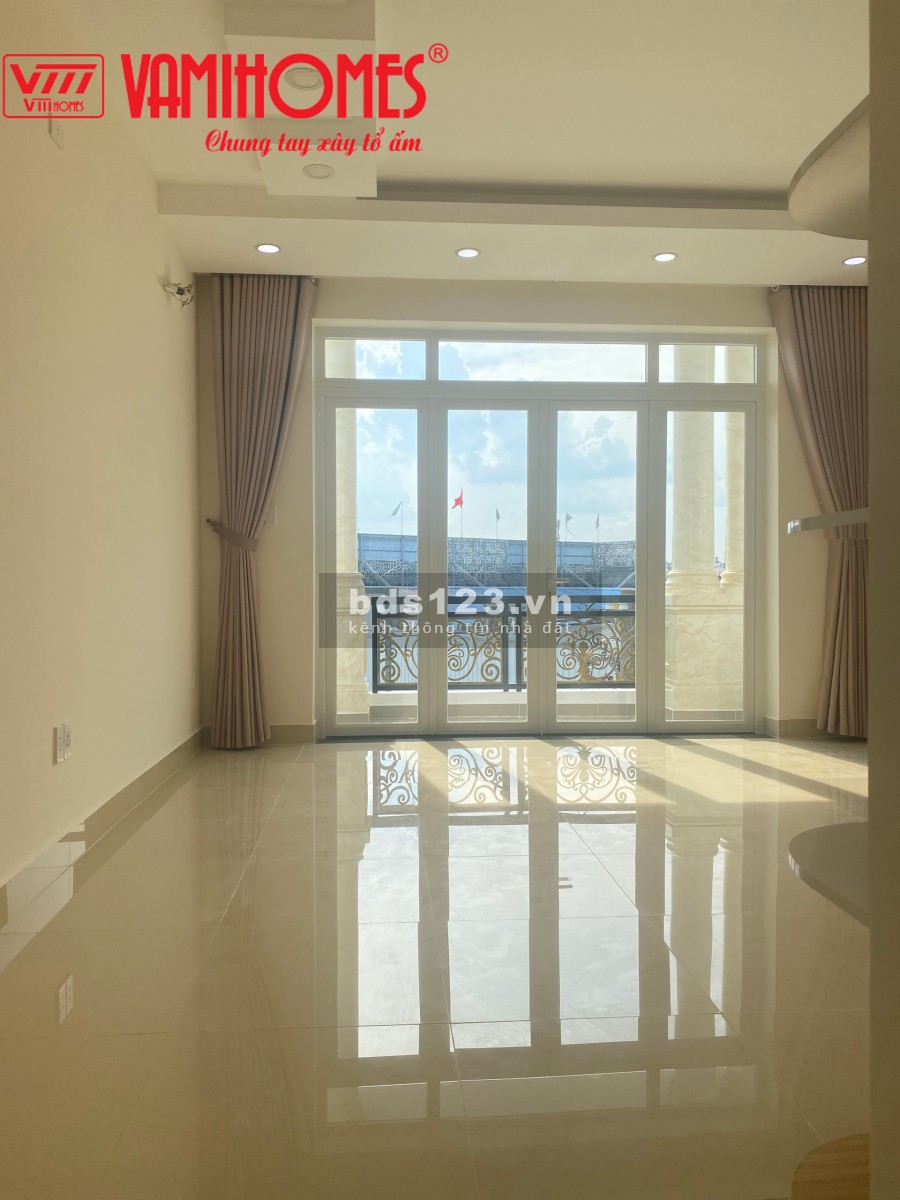 Bán nhà mới 4 tầng diện tích 90m2 mt hẻm 10m đối diện khu vạn Phúc City Thủ Đức