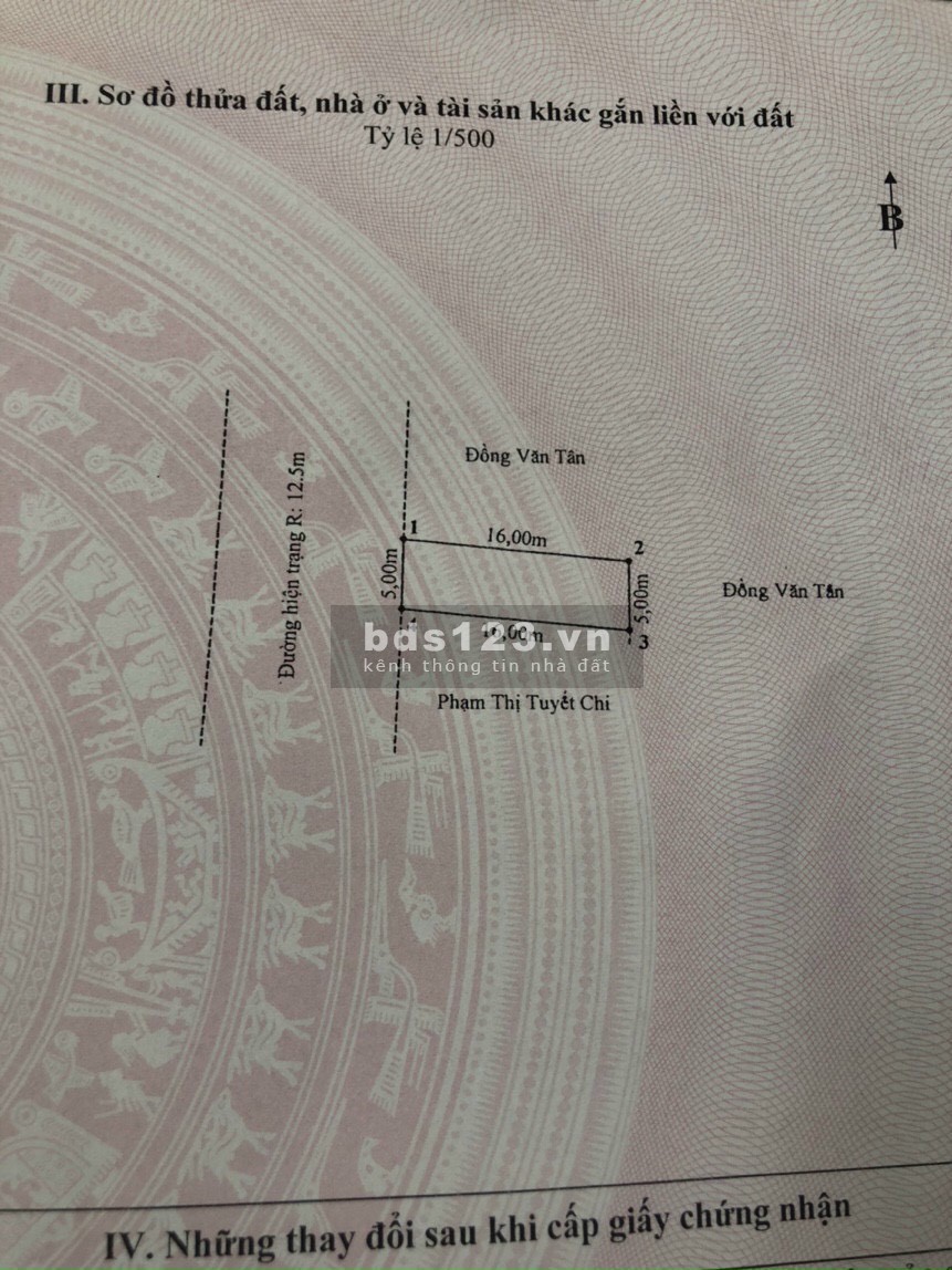 Chị gái cần bán lô đất tuyến 2 đường 9C, Thủy Sơn, Thủy Nguyên, Hải Phòng, lh 0937312686