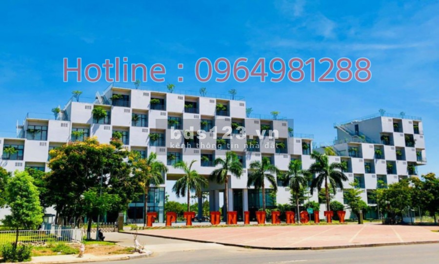 Bán lô đất 2 mặt tiền tại Khu CNC Hòa Lạc - Gần ĐH FPT giá đầu tư 6.3 tỷ sổ sẵn