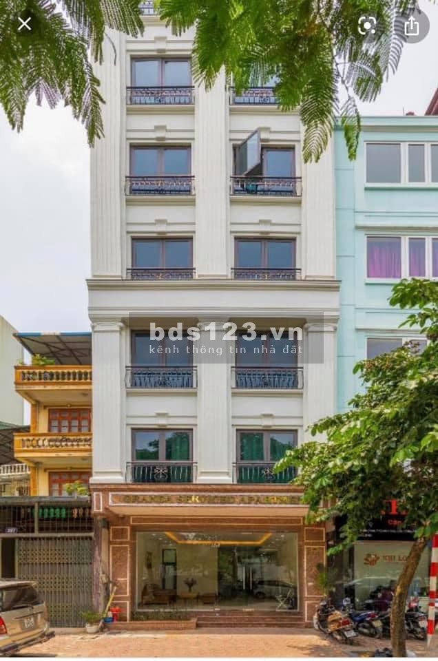Tòa Apartment 9 Tầng mt Quan Hoa 2 mặt thoáng dt 150 triệu/tháng, mt 6m, dt 120m2 giá 37 tỷ