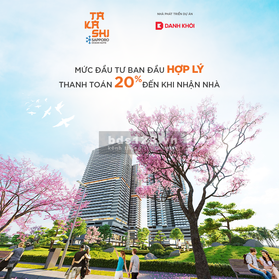 Mở bán căn hộ chung cư Takashi Ocean Suite, hỗ trợ vay ân hạn nợ gốc và hỗ trợ lãi suất 0%