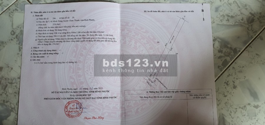 Chính chủ kẹt tiền bán rẻ lô đất sát KĐT Phúc Hưng voi diện tích 325m2 sổ sẵn giá 9xx