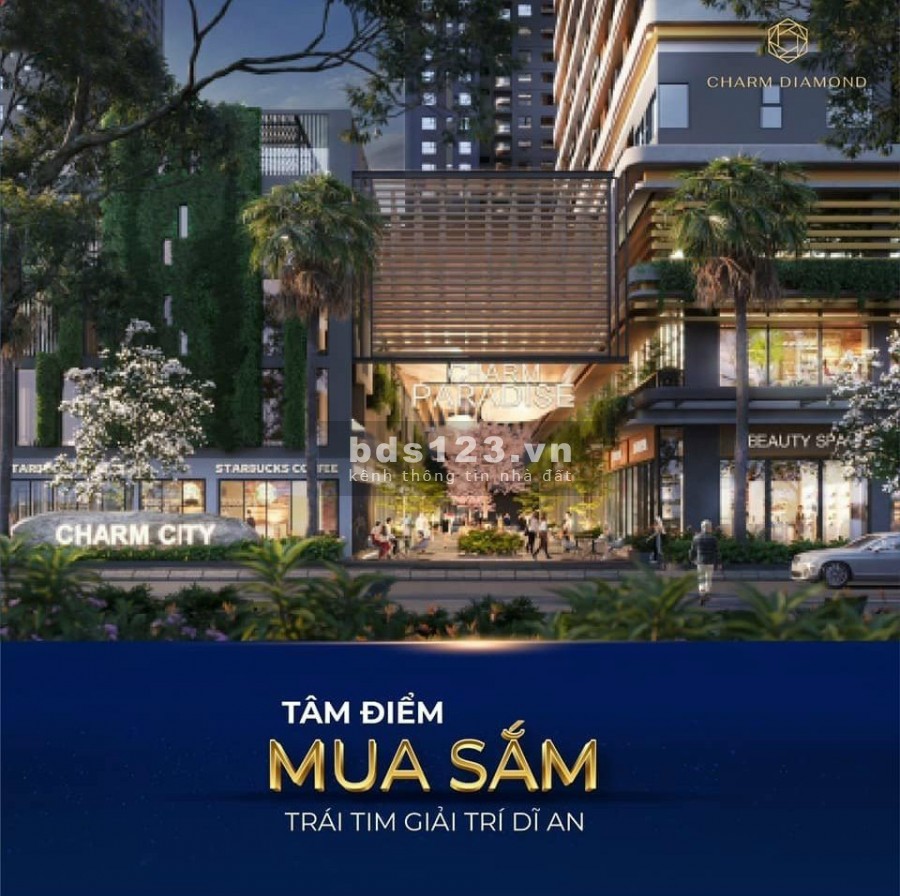 Thanh toán chỉ 25% đến khi nhận nhà, hổ trợ ân hạn gốc lãi chỉ có tại Charm Diamond