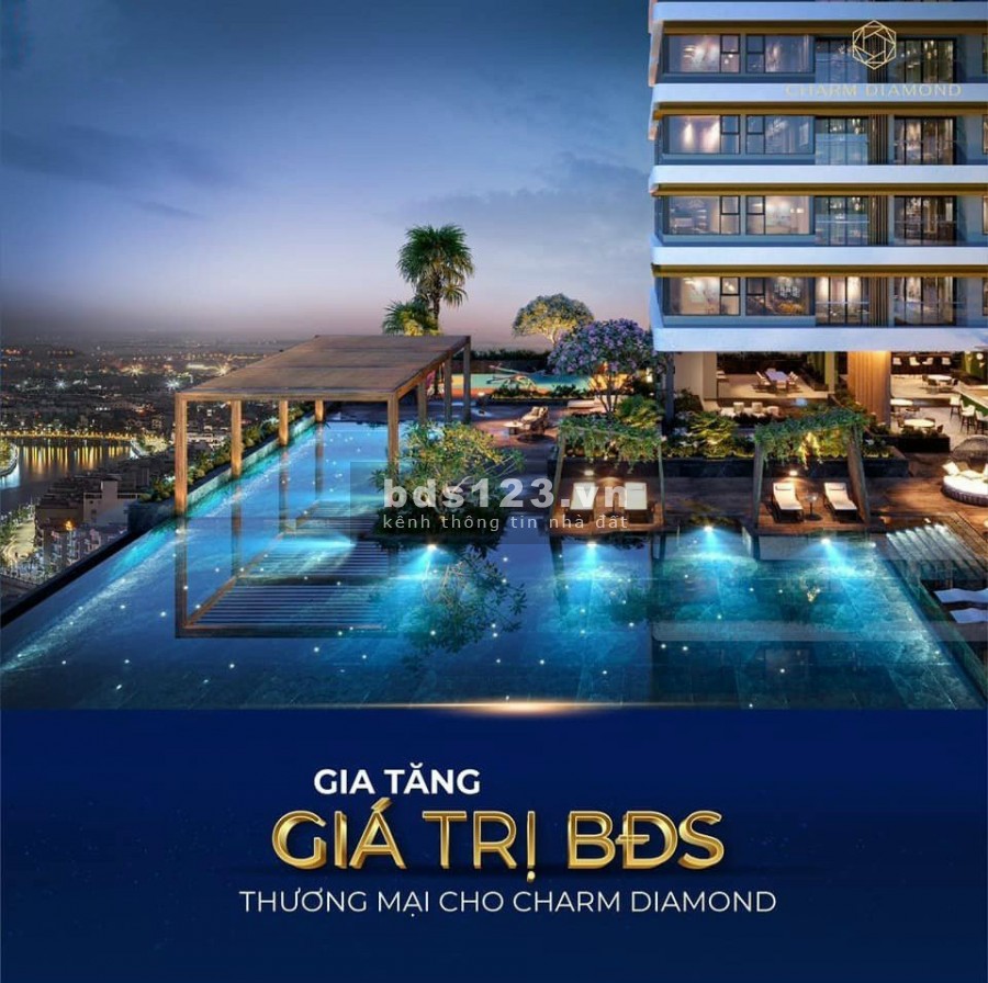 Thanh toán chỉ 25% đến khi nhận nhà, hổ trợ ân hạn gốc lãi chỉ có tại Charm Diamond