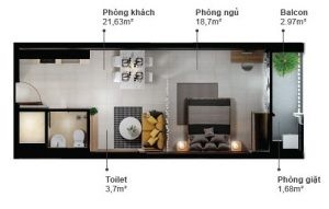 Bán căn hộ chung sở hữu hồ sơ pháp lý đầy đủ giá tốt tiện đầu tư 1.45 tỷ, lh 0708111686