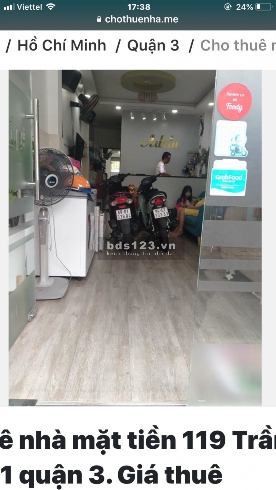 Cho thuê nhà nguyên căn mới Quận 3, 6 phòng ngủ, 4 nhà vệ sinh, giá 15 triệu/tháng, lhcc