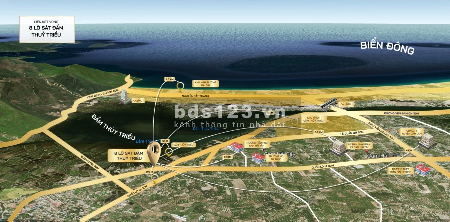 Đất nền ngay sát Đầm Thủy Triều - Cam Lâm, pháp lí đầy đủ, sổ đỏ từng lô, liên hệ chính chủ