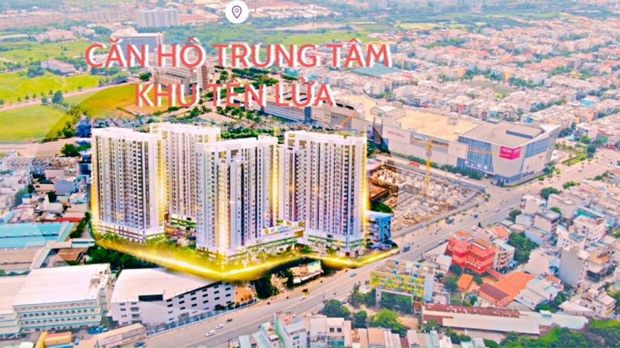 Chỉ 280 triệu sở hữu ngay căn hộ liền kề Aeon mall Bình Tân…