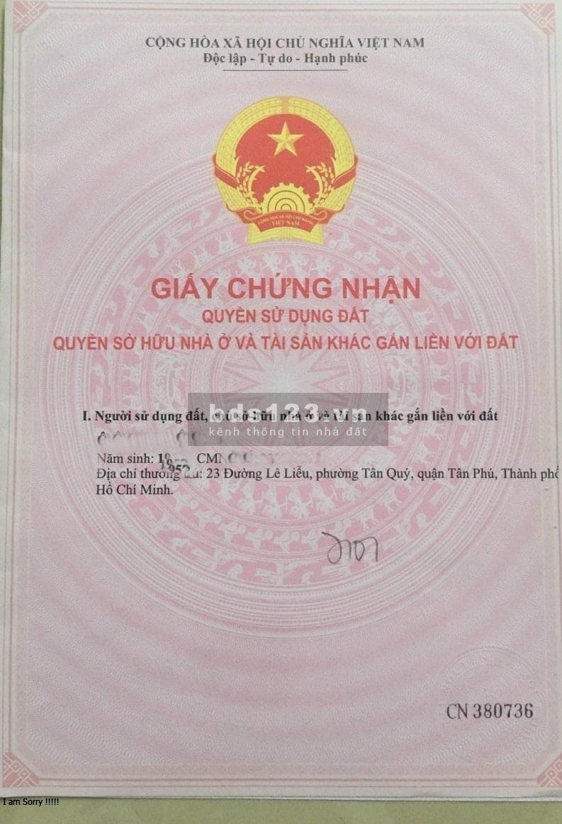 Bán gấp lô đất dtsd 1596m2 giá bán chi 15.2 tỷ Tân Phú Trung huyện Củ Chi thương lượng