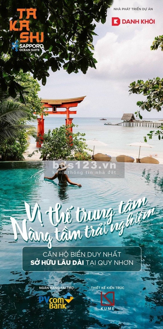 Mở bán Block đầu tiên dự án căn hộ cao cấp Takashi Oean Suite ngay tại mặt biển Nhơn Hội