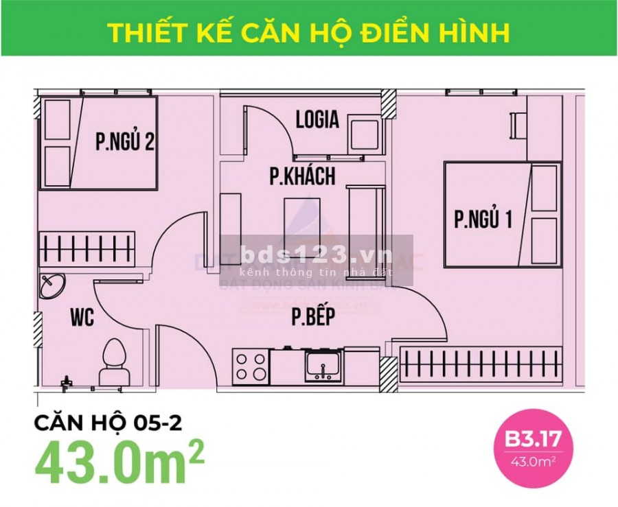 Chung cư nhà ở xã hội Bắc Kỳ diện tích sử dụng 30m2 1PN, liên hệ 0339571998