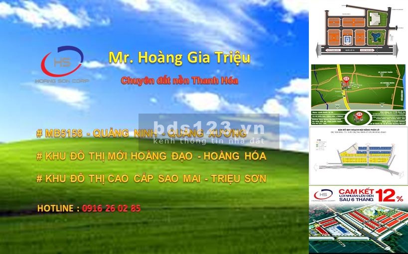 Khu đô thị Hoằng Đạo - Hoằng Hóa giá thoả thuận vị trí đắc địa, hạ tầng hoàn thiện