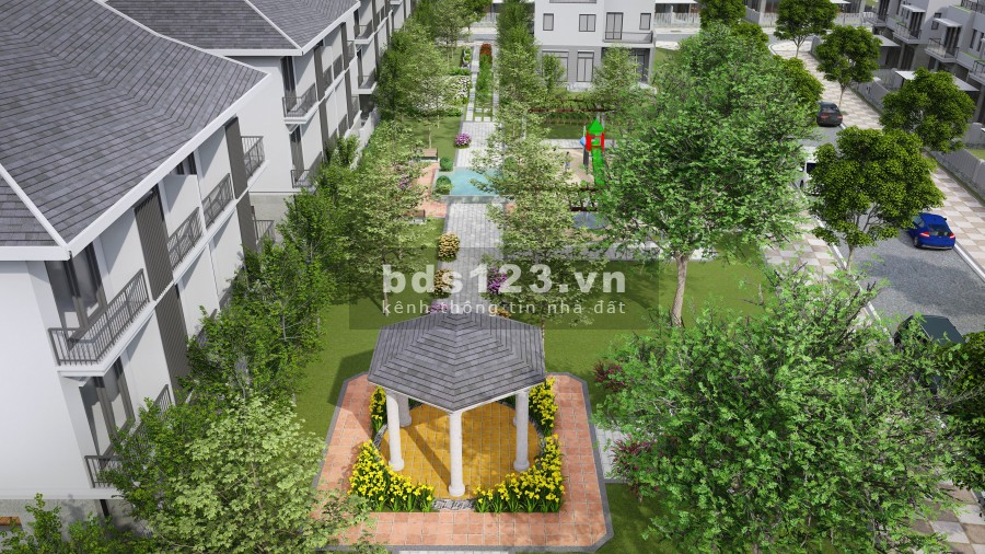 Biệt thự song lập hai mặt thoáng cạnh công viên 2000m2 - EcoGarden Huế hỗ trợ vay ngân hàng
