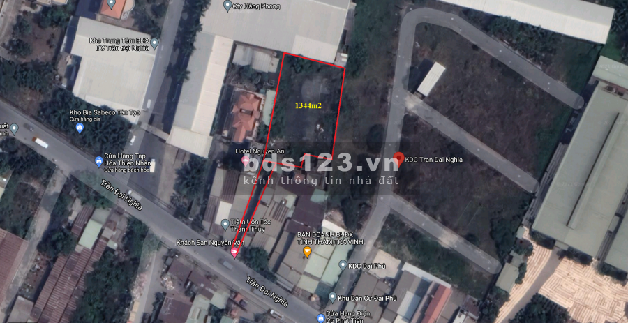 Bán 1300m đất thổ đường Trần Đại Nghĩa gần KCN Lê Minh Xuân